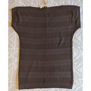 Ann Taylor Lightweight Brown Sleeveless Knit Top - New with tags